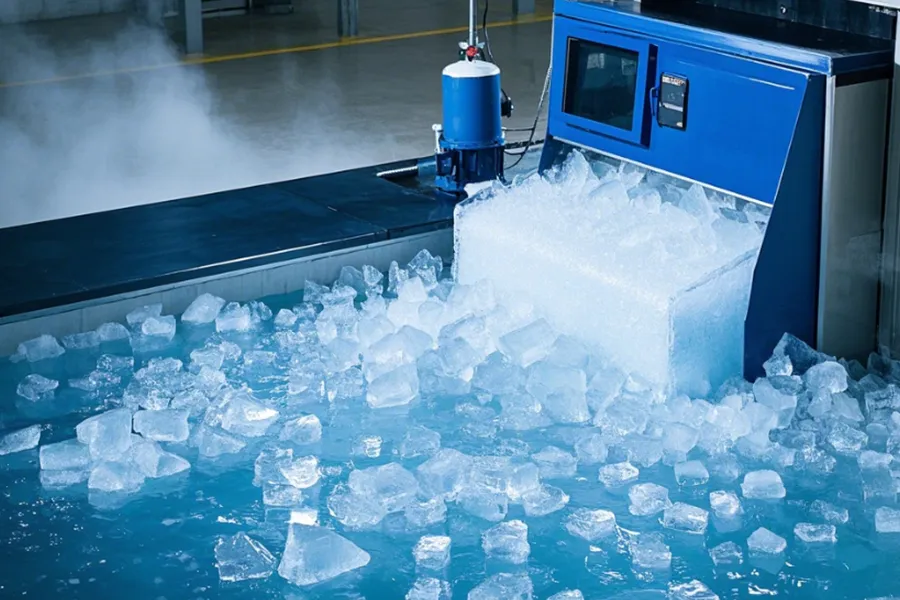 Soluciones de máquina para hacer hielo energéticamente eficientes para Fabricación de hielo